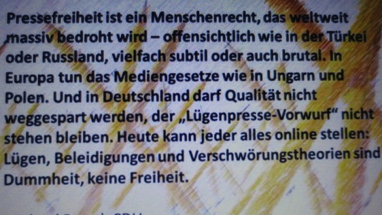 Zum Tag der Pressefreiheit